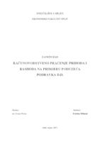 prikaz prve stranice dokumenta RAČUNOVODSTVENO PRAĆENJE PRIHODA I RASHODA NA PRIMJERU PODUZEĆA PODRAVKA D.D.