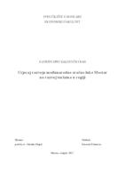 prikaz prve stranice dokumenta Utjecaj razvoja međunarodne zračne luke Mostar na razvoj turizma u regiji