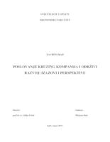 prikaz prve stranice dokumenta POSLOVANJE KRUZING KOMPANIJA I ODRŽIVI RAZVOJ: IZAZOVI I PERSPEKTIVE