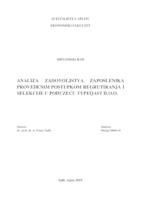 prikaz prve stranice dokumenta ANALIZA ZADOVOLJSTVA ZAPOSLENIKA PROVEDENIM POSTUPKOM REGRUTIRANJA I SELEKCIJE U PODUZEĆU TYPEQAST D.O.O.