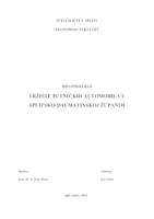 prikaz prve stranice dokumenta TRŽIŠTE PUTNIČKIH AUTOMOBILA U SPLITSKO-DALMATINSKOJ ŽUPANIJI