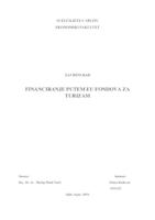 prikaz prve stranice dokumenta FINANCIRANJE PUTEM EU FONDOVA ZA TURIZAM