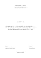 prikaz prve stranice dokumenta POTENCIJAL KORIŠTENJA EU FONDOVA ZA RAZVOJ PAMETNIH GRADOVA U RH