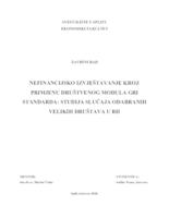 prikaz prve stranice dokumenta NEFINANCIJSKO IZVJEŠTAVANJE KROZ PRIMJENU DRUŠTVENOG MODULA GRI STANDARDA: STUDIJA SLUČAJA ODABRANIH VELIKIH DRUŠTAVA U RH