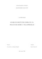 prikaz prve stranice dokumenta KNJIGOVODSTVENE ISPRAVE ZA PRAĆENJE ROBE U MALOPRODAJI