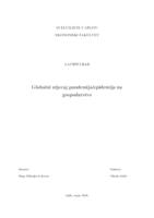 prikaz prve stranice dokumenta Globalni utjecaj pandemija/epidemija na gospodarstvo