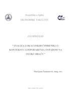 prikaz prve stranice dokumenta ANALIZA LOKACIJSKIH ČIMBENIKA U KONTEKSTU GOSPODARENJA OTPADOM NA OTOKU BRAČU