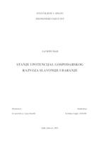 prikaz prve stranice dokumenta STANJE I POTENCIJAL GOSPODARSKOG RAZVOJA SLAVONIJE I BARANJE