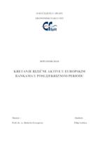 prikaz prve stranice dokumenta KRETANJE RIZIČNE AKTIVE U EUROPSKIM BANKAMA U POSLIJEKRIZNOM PERIODU