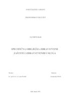 prikaz prve stranice dokumenta SPECIFIČNA OBILJEŽJA ZDRAVSTVENE ZAŠTITE I ZDRAVSTVENIH USLUGA