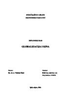 prikaz prve stranice dokumenta Globalizacija i Kina