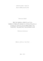 prikaz prve stranice dokumenta EKONOMSKA REGULACIJA MEĐUOPERATORSKOG PORAVNANJA I UPRAVLJANJA ZAGUŠENJIMA NA TRŽIŠTU ELEKTRIČNE ENERGIJE