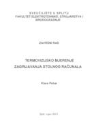 prikaz prve stranice dokumenta Termovizijsko mjerenje zagrijavanja stolnog računala