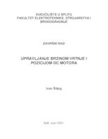 prikaz prve stranice dokumenta Upravljanje brzinom vrtnje i pozicijom DC motora