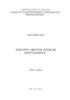 prikaz prve stranice dokumenta Postupci i metode vizualne kriptografije