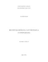 prikaz prve stranice dokumenta RECEPCIJA ROMANA SATI MICHAELA CUNNINGHANA