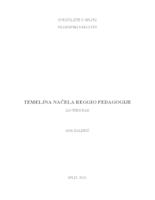 prikaz prve stranice dokumenta Temeljna načela Reggio pedagogije