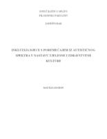 prikaz prve stranice dokumenta Inkluzija učenika s poremećajima autističnog spektra u nastavu Tjelesno zdravstvene kulture