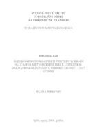 prikaz prve stranice dokumenta Sudskomedicinski aspekti pristupu i obradi slučajeva mrtvoređene djece u Splitsko - dalmatinskoj županiji u periodu od 2007. do 2017. godine