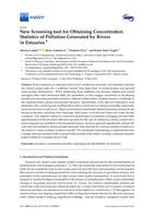 prikaz prve stranice dokumenta New Screening tool for Obtaining Concentration Statistics of Pollution Generated by Rivers in Estuaries