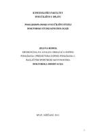 prikaz prve stranice dokumenta Diferencijalna analiza obrazaca doping ponašanja i prediktora doping ponašanja u različitim sportskim aktivnostima