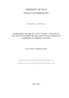 prikaz prve stranice dokumenta Assessing the Impact a Yearly Protocol on the Psychomotor and Affective Domain of Learning in Primary School