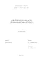 prikaz prve stranice dokumenta Godišnja periodizacija profesionalnog tenisača