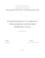 prikaz prve stranice dokumenta Suvremeni pristup u planiranju i programiranju kondicijske pripreme u tenisu