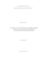 prikaz prve stranice dokumenta Studij utjecaja okoliša na sadržaj teških metala u mekoniju novorođenačdi Splitsko-dalmatinske županije