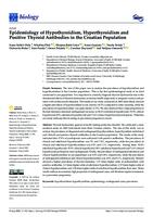 Epidemiology of Hypothyroidism, Hyperthyroidism and Positive Thyroid Antibodies in the Croatian Population
