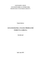 Oceanografska analiza priobalnih područja Jadrana