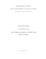 prikaz prve stranice dokumenta BALANSIRANJE DRONA POMOĆU PID REGULATORA