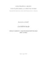 prikaz prve stranice dokumenta OBLICI KRIZE U EKONOMIJI REPUBLIKE HRVATSKE