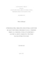prikaz prve stranice dokumenta Epidemiološka obilježja bolesnika liječenih od akutnih psihijatrijskih stanja u periodu prije i za vrijeme COVID-19 pandemije u Zavodu za hitnu medicinu Splitsko-dalmatinske županije