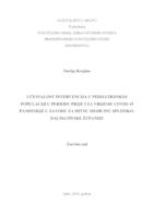 prikaz prve stranice dokumenta Učestalost intervencija u pedijatrijskoj populaciji u periodu prije i za vrijeme COVID-19 pandemije u Zavodu za hitnu medicinu Splitsko-dalmatinske županije