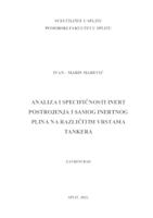 prikaz prve stranice dokumenta Analiza i specifičnosti inert postrojenja i samog inertnog plina na različitim vrstama tankera