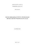 prikaz prve stranice dokumenta Način smanjenja štete i spašavanje broda nakon požara/eksplozije