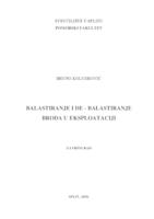 prikaz prve stranice dokumenta Balastiranje i de-balastiranje broda u eksploataciji