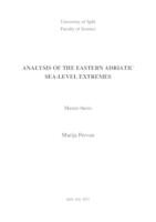 prikaz prve stranice dokumenta Analysis of the eastern Adriatic sea-level extremes