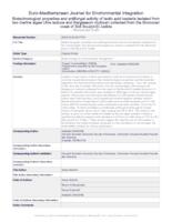 Biotechnological properties and antifungal activity of lactic acid bacteria isolated from two marine algae Ulva lactuca and Sargassum muticum collected from the Moroccan coast of Sidi Bouzid–El Jadida